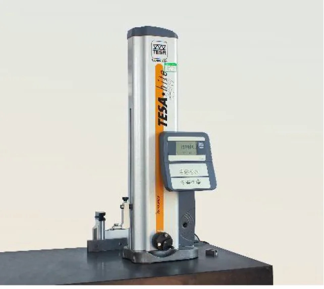 High precision height gauge for machined part inspection
